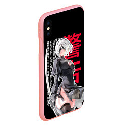 Чехол iPhone XS Max матовый 2b с клинком - Nier automata, цвет: 3D-баблгам — фото 2