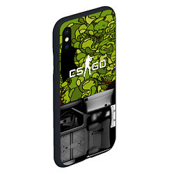 Чехол iPhone XS Max матовый Counter strike game skin, цвет: 3D-черный — фото 2