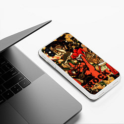 Чехол iPhone XS Max матовый Король и шут рок средневековья, цвет: 3D-белый — фото 2