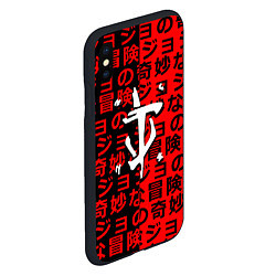 Чехол iPhone XS Max матовый Doom japan pattern steel, цвет: 3D-черный — фото 2