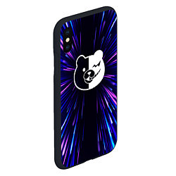 Чехол iPhone XS Max матовый Danganronpa neon energy, цвет: 3D-черный — фото 2