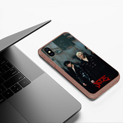 Чехол iPhone XS Max матовый Stray Kids ninth album Ate, цвет: 3D-коричневый — фото 2