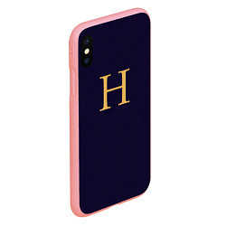 Чехол iPhone XS Max матовый Weasley jumper letter H, цвет: 3D-баблгам — фото 2