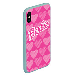 Чехол iPhone XS Max матовый Barbie, цвет: 3D-мятный — фото 2