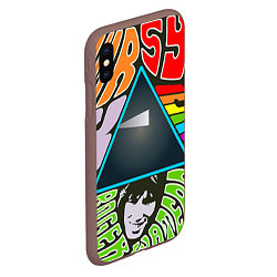 Чехол iPhone XS Max матовый Pink Floyd, цвет: 3D-коричневый — фото 2