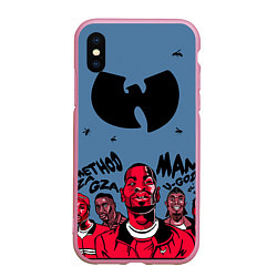 Чехол iPhone XS Max матовый Wu-Tang Clan: Method Man, цвет: 3D-розовый