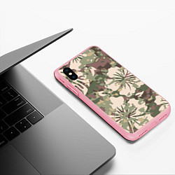 Чехол iPhone XS Max матовый Камуфляж, цвет: 3D-баблгам — фото 2