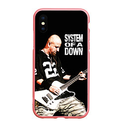 Чехол iPhone XS Max матовый System of a Down, цвет: 3D-баблгам