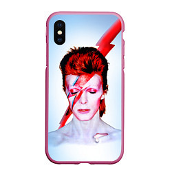 Чехол iPhone XS Max матовый Aladdin sane, цвет: 3D-малиновый