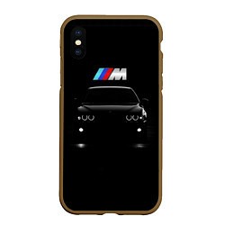 Чехол iPhone XS Max матовый BMW, цвет: 3D-коричневый