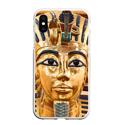 Чехол iPhone XS Max матовый Фараон, цвет: 3D-белый
