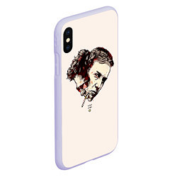 Чехол iPhone XS Max матовый Fight Club: Friends, цвет: 3D-светло-сиреневый — фото 2