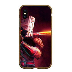 Чехол iPhone XS Max матовый Juggernaut, цвет: 3D-коричневый