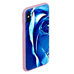 Чехол iPhone XS Max матовый Роза, цвет: 3D-розовый — фото 2
