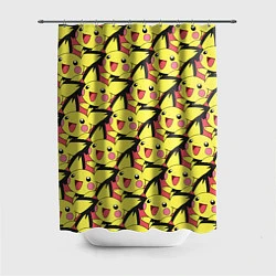 Шторка для душа Pikachu, цвет: 3D-принт