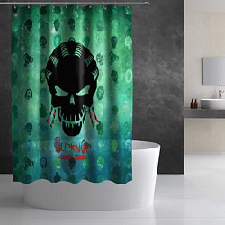 Шторка для душа Suicide Squad: Slipknot, цвет: 3D-принт — фото 2