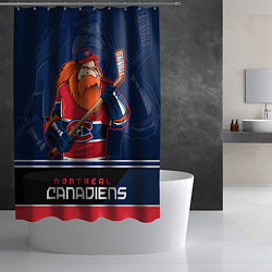 Шторка для душа Montreal Canadiens, цвет: 3D-принт — фото 2