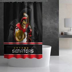 Шторка для душа Ottawa Senators, цвет: 3D-принт — фото 2