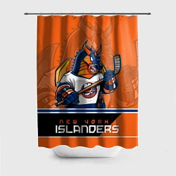 Шторка для душа New York Islanders, цвет: 3D-принт