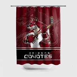Шторка для душа Arizona Coyotes, цвет: 3D-принт