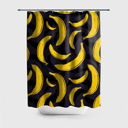 Шторка для душа Бананы, цвет: 3D-принт