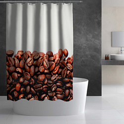 Шторка для душа Coffee, цвет: 3D-принт — фото 2