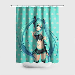 Шторка для ванной Hatsune Miku