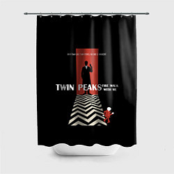 Шторка для душа Twin Peaks Man, цвет: 3D-принт