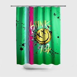Шторка для душа Blink 182, цвет: 3D-принт