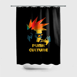 Шторка для душа Punk Culture, цвет: 3D-принт