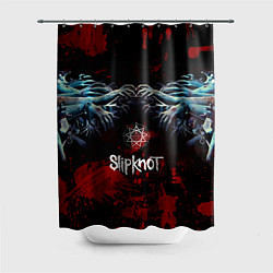 Шторка для ванной Slipknot руки зомби