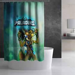 Шторка для душа Paladins, цвет: 3D-принт — фото 2