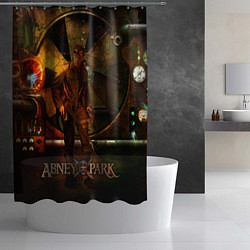 Шторка для душа Abney Park, цвет: 3D-принт — фото 2