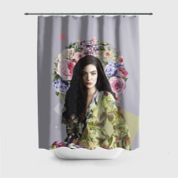 Шторка для душа Lorde Floral, цвет: 3D-принт