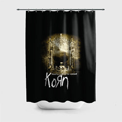 Шторка для душа Korn take a look in the mirror, цвет: 3D-принт