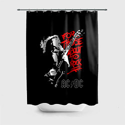 Шторка для душа AC/DC: For Those About to Rock, цвет: 3D-принт
