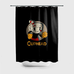 Шторка для душа Cuphead: Mugman, цвет: 3D-принт