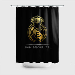 Шторка для душа FC Real Madrid: Gold Edition, цвет: 3D-принт