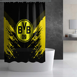 Шторка для душа Borussia FC: Sport Fashion, цвет: 3D-принт — фото 2