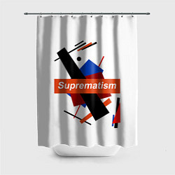 Шторка для ванной Supermatism White