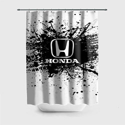 Шторка для душа Honda: Black Spray, цвет: 3D-принт