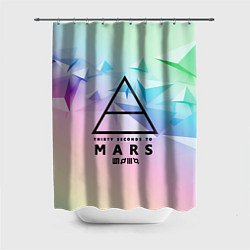Шторка для душа 30 Seconds to Mars, цвет: 3D-принт