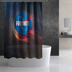 Шторка для душа Fortnite NASA, цвет: 3D-принт — фото 2