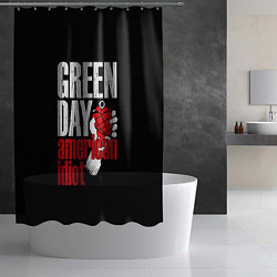 Шторка для душа Green Day: American Idiot, цвет: 3D-принт — фото 2