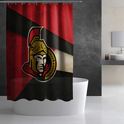 Шторка для душа HC Ottawa Senators: Old Style, цвет: 3D-принт — фото 2