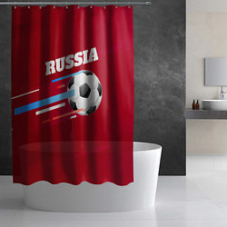 Шторка для душа Russia Football, цвет: 3D-принт — фото 2
