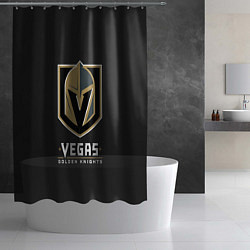 Шторка для душа Vegas: Golden Knights, цвет: 3D-принт — фото 2