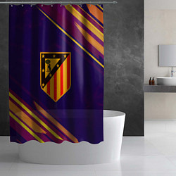 Шторка для душа Atletico Madrid, цвет: 3D-принт — фото 2
