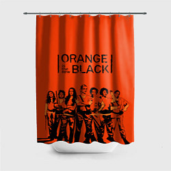 Шторка для душа ORANGE IS THE NEW BLACK, цвет: 3D-принт