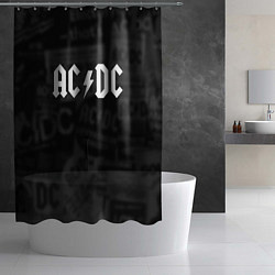 Шторка для душа AC/DC: Black Rock, цвет: 3D-принт — фото 2